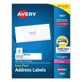 Avery Dennison Address Labels, 1x4, 20/Sh, PK5000 5961